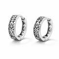 Filigree Silver Earrings — 925 Sterling Silver