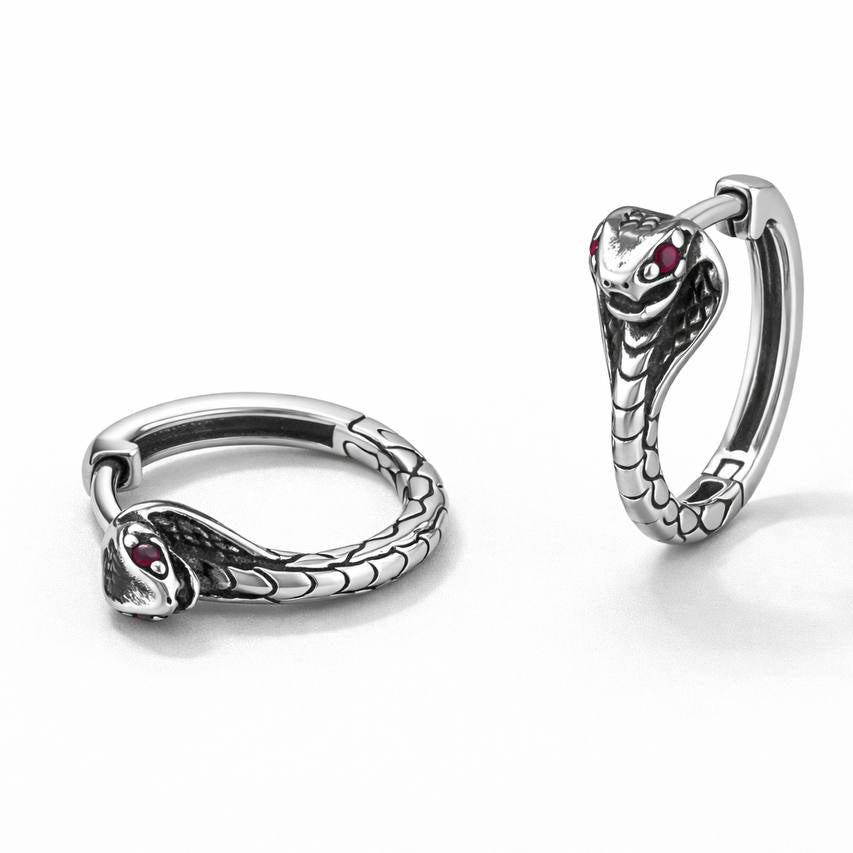 Serpente Earrings — 925 Sterling Silver