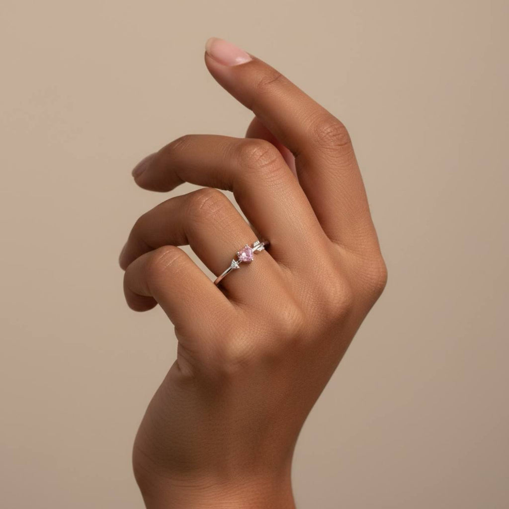 Cupid Heart Ring — 925 Sterling Silver