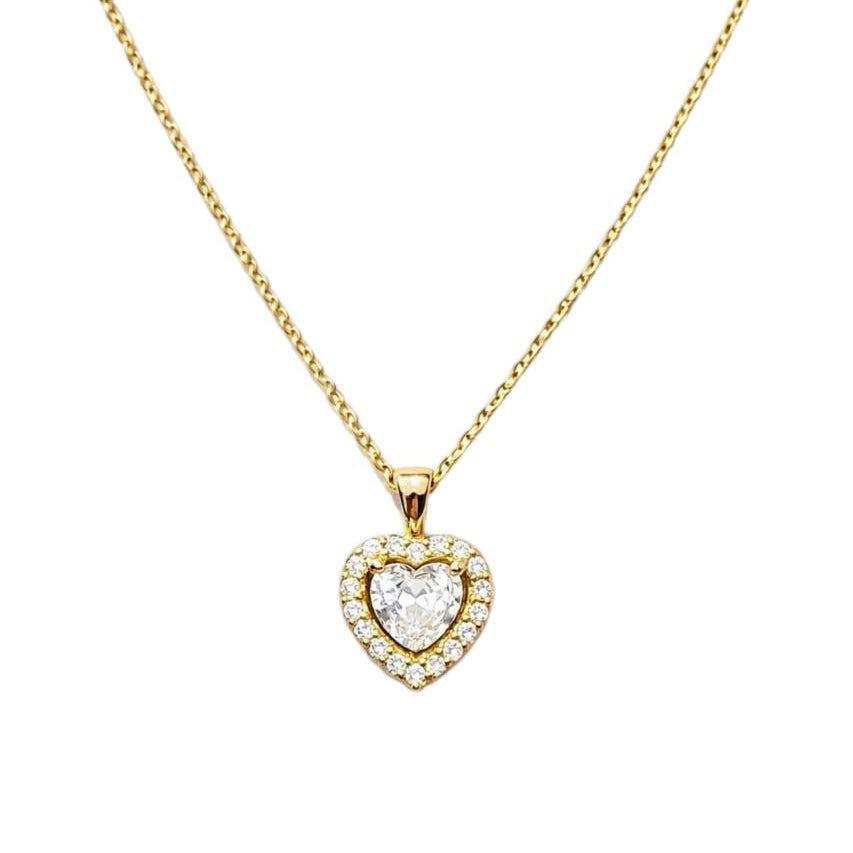 Amora Heart Necklace — Gold Plated 925 Sterling Silver