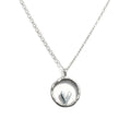 Open Heart Circle Necklace — 925 Sterling Silver