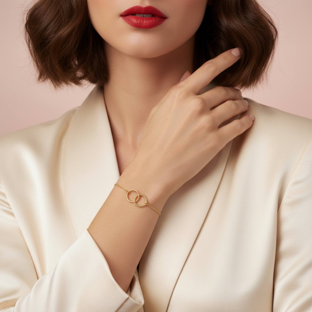 Aurelia Circle Bracelet — 925 Sterling Silver