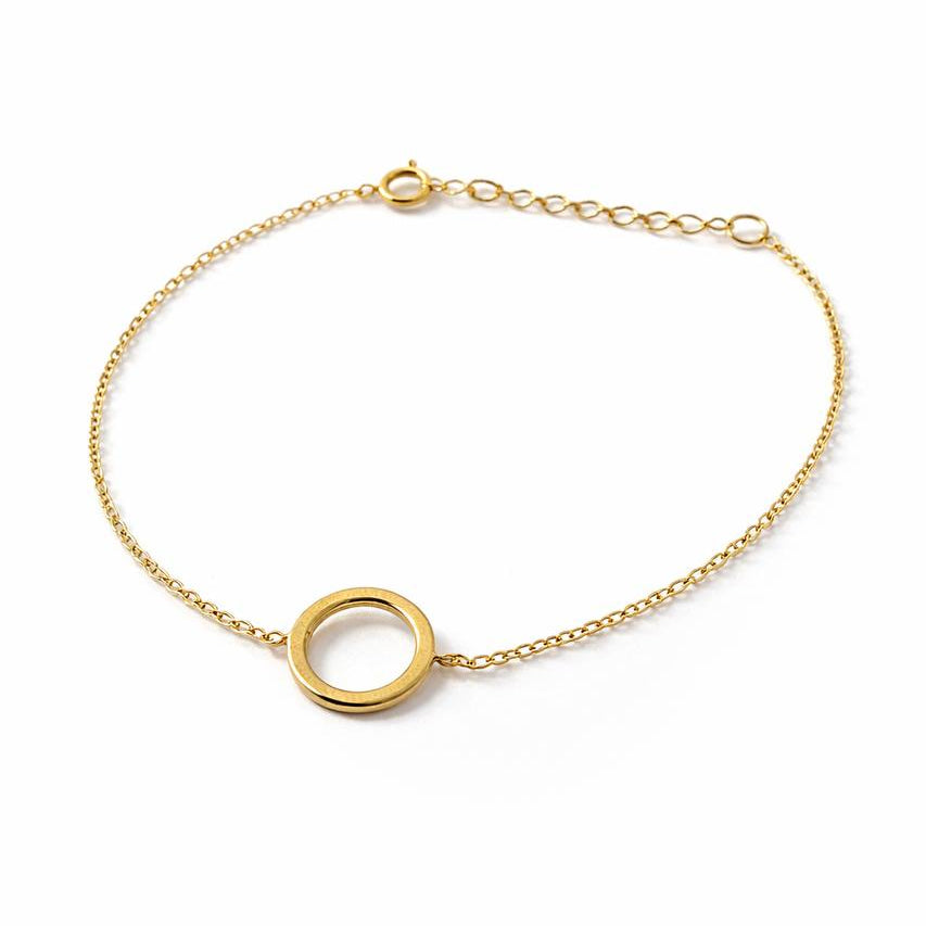 Aurelia Circle Bracelet — Gold Plated 925 Sterling Silver