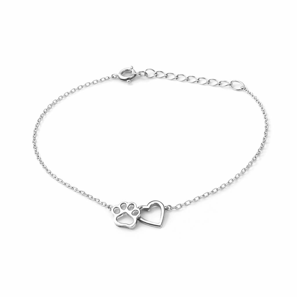 Amora Paw Bracelet — 925 Sterling Silver