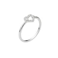 Amora Open Heart Ring — 925 Sterling Silver